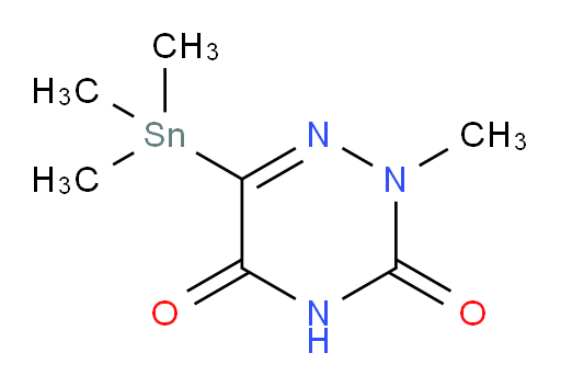 2-methyl-6-(trimethylstannyl)-1,2,4-triazine-3,5(2H,4H)-dione