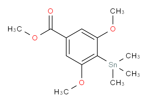 methyl 3,5-dimethoxy-4-(trimethylstannyl)benzoate