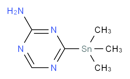 4-(trimethylstannyl)-1,3,5-triazin-2-amine