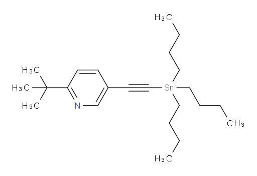 2-(tert-butyl)-5-((tributylstannyl)ethynyl)pyridine