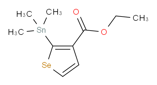 ethyl 2-(trimethylstannyl)selenophene-3-carboxylate