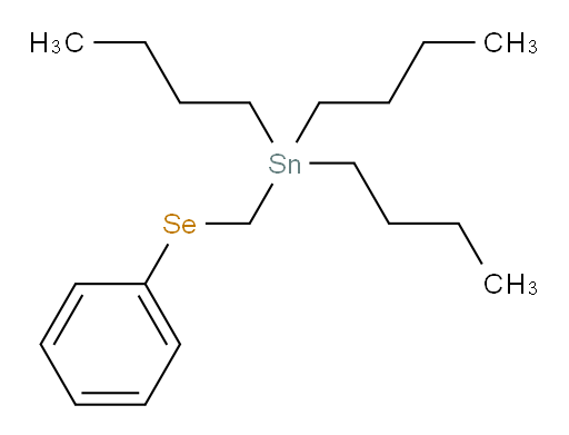 tributyl((phenylselanyl)methyl)stannane