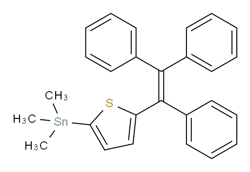 trimethyl(5-(1,2,2-triphenylvinyl)thiophen-2-yl)stannane