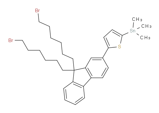 (5-(9,9-bis(6-bromohexyl)-9H-fluoren-2-yl)thiophen-2-yl)trimethylstannane
