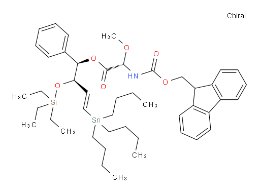 (S)-(1R,2R,E)-1-phenyl-4-(tributylstannyl)-2-((triethylsilyl)oxy)but-3-en-1-yl 2-((((9H-fluoren-9-yl)methoxy)carbonyl)amino)-2-methoxyacetate