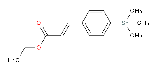(E)-ethyl 3-(4-(trimethylstannyl)phenyl)acrylate