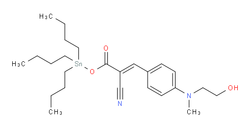 (E)-tributylstannyl 2-cyano-3-(4-((2-hydroxyethyl)(methyl)amino)phenyl)acrylate