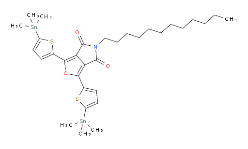5-dodecyl-1,3-bis(5-(trimethylstannyl)thiophen-2-yl)-4H-furo[3,4-c]pyrrole-4,6(5H)-dione