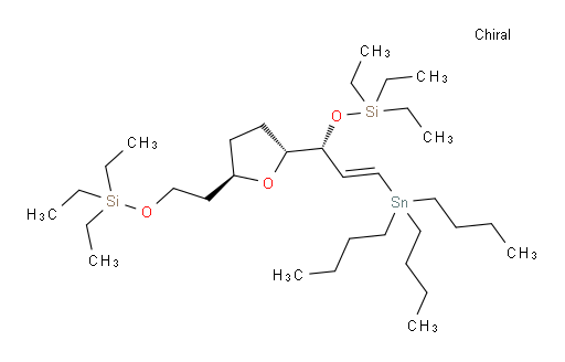 triethyl(((R,E)-3-(tributylstannyl)-1-((2R,5R)-5-(2-((triethylsilyl)oxy)ethyl)tetrahydrofuran-2-yl)allyl)oxy)silane