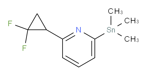 2-(2,2-difluorocyclopropyl)-6-(trimethylstannyl)pyridine
