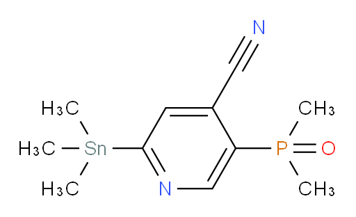 5-(dimethylphosphoryl)-2-(trimethylstannyl)isonicotinonitrile