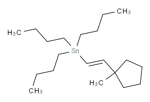 (E)-tributyl(2-(1-methylcyclopentyl)vinyl)stannane