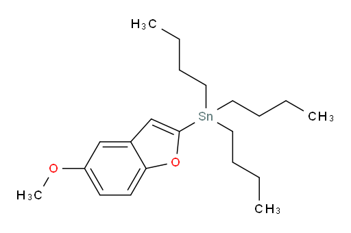 tributyl(5-methoxybenzofuran-2-yl)stannane