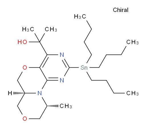 2-((6aS,10R)-10-methyl-2-(tributylstannyl)-6a,7,9,10-tetrahydro-6H-[1,4]oxazino[4,3-d]pyrimido[5,4-b][1,4]oxazin-4-yl)propan-2-ol