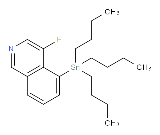 4-fluoro-5-(tributylstannyl)isoquinoline