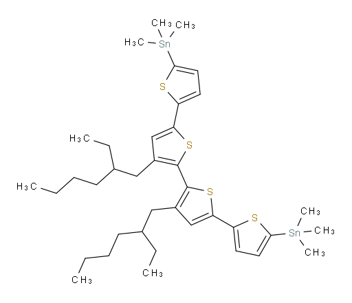 (3'',4'-bis(2-ethylhexyl)-[2,2':5',2'':5'',2'''-quaterthiophene]-5,5'''-diyl)bis(trimethylstannane)