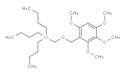tributyl(((2,3,4,6-tetramethoxybenzyl)oxy)methyl)stannane