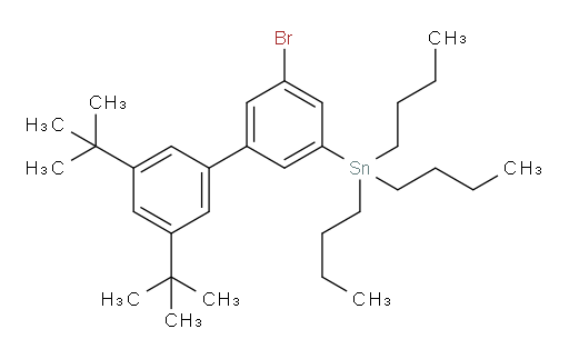 (5-bromo-3',5'-di-tert-butyl-[1,1'-biphenyl]-3-yl)tributylstannane