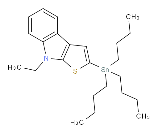 8-ethyl-2-(tributylstannyl)-8H-thieno[2,3-b]indole
