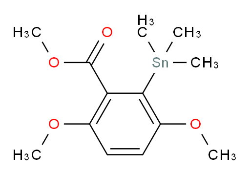 methyl 3,6-dimethoxy-2-(trimethylstannyl)benzoate