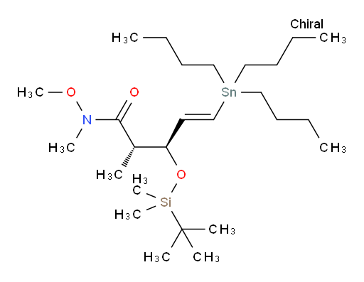 (2S,3S,E)-3-((tert-butyldimethylsilyl)oxy)-N-methoxy-N,2-dimethyl-5-(tributylstannyl)pent-4-enamide