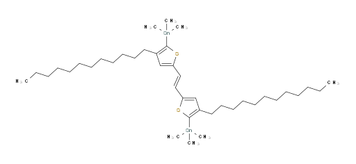 (E)-1,2-bis(4-dodecyl-5-(trimethylstannyl)thiophen-2-yl)ethene