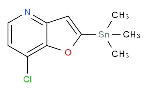 7-chloro-2-(trimethylstannyl)furo[3,2-b]pyridine