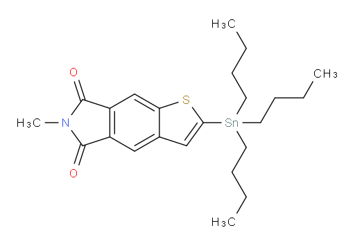 6-methyl-2-(tributylstannyl)-5H-thieno[2,3-f]isoindole-5,7(6H)-dione