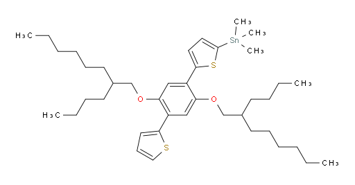(5-(2,5-bis((2-butyloctyl)oxy)-4-(thiophen-2-yl)phenyl)thiophen-2-yl)trimethylstannane