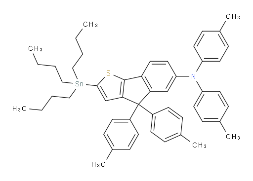 N,N,4,4-tetra-p-tolyl-2-(tributylstannyl)-4H-indeno[1,2-b]thiophen-6-amine