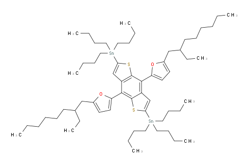 (4,8-bis(5-(2-ethyloctyl)furan-2-yl)benzo[1,2-b:4,5-b']dithiophene-2,6-diyl)bis(tributylstannane)