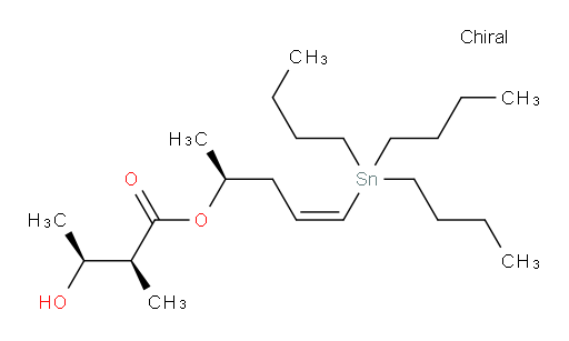 (2S,3S)-(S,Z)-5-(tributylstannyl)pent-4-en-2-yl 3-hydroxy-2-methylbutanoate