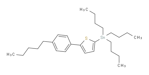 tributyl(5-(4-pentylphenyl)thiophen-2-yl)stannane