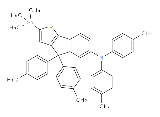 N,N,4,4-tetra-p-tolyl-2-(trimethylstannyl)-4H-indeno[1,2-b]thiophen-6-amine
