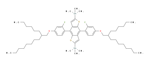 (4,8-bis(2-fluoro-4-((2-hexyldecyl)oxy)phenyl)benzo[1,2-b:4,5-b']dithiophene-2,6-diyl)bis(trimethylstannane)