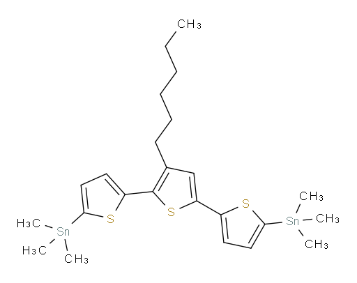 (3'-hexyl-[2,2':5',2''-terthiophene]-5,5''-diyl)bis(trimethylstannane)