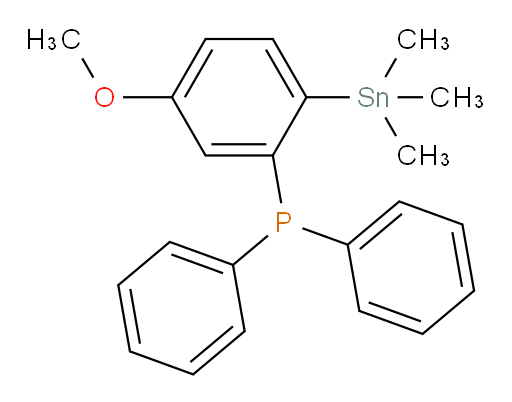 (5-methoxy-2-(trimethylstannyl)phenyl)diphenylphosphine