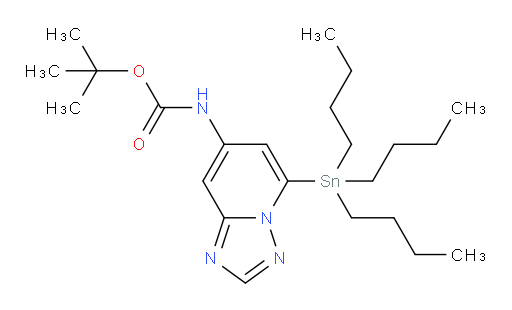 tert-butyl (5-(tributylstannyl)-[1,2,4]triazolo[1,5-a]pyridin-7-yl)carbamate