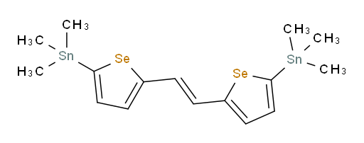 (E)-1,2-bis(5-(trimethylstannyl)selenophen-2-yl)ethene