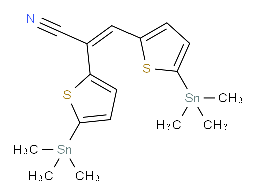 (Z)-2,3-bis(5-(trimethylstannyl)thiophen-2-yl)acrylonitrile