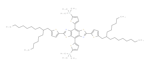 2,6-bis(5-(2-hexyldecyl)thiophen-2-yl)-4,8-bis(5-(trimethylstannyl)thiophen-2-yl)benzo[1,2-d:4,5-d']bis(thiazole)