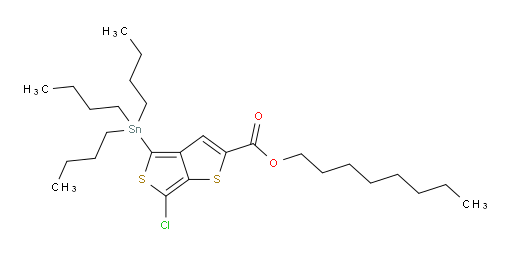 octyl 6-chloro-4-(tributylstannyl)thieno[3,4-b]thiophene-2-carboxylate