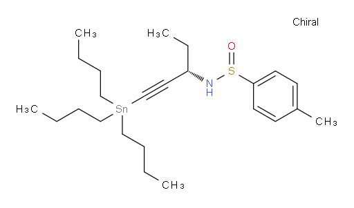 (S)-4-甲基-N-((S)-1-(三丁基锡基)戊-1-炔-3-基)苯亚磺酰胺