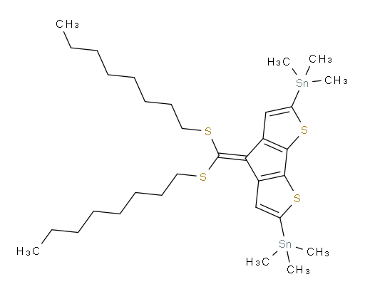 (4-(bis(octylthio)methylene)-4H-cyclopenta[1,2-b:5,4-b']dithiophene-2,6-diyl)bis(trimethylstannane)