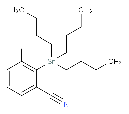 3-fluoro-2-(tributylstannyl)benzonitrile