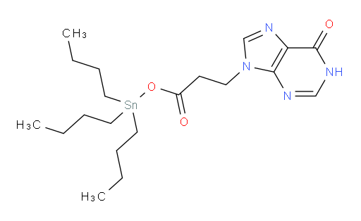 tributylstannyl 3-(6-oxo-1H-purin-9(6H)-yl)propanoate