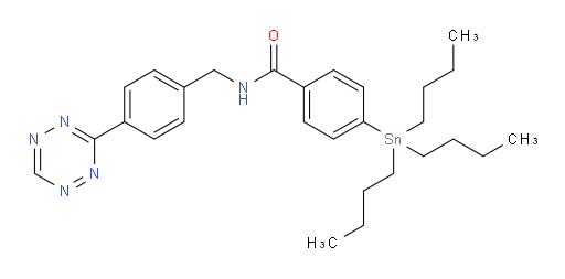 N-(4-(1,2,4,5-tetrazin-3-yl)benzyl)-4-(tributylstannyl)benzamide