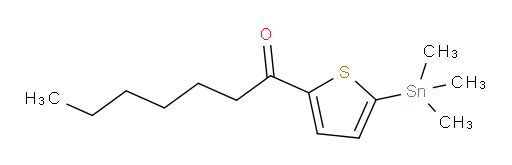 1-(5-(三甲基锡基)噻吩-2-基)庚-1-酮