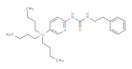 1-phenethyl-3-(5-(tributylstannyl)pyridin-2-yl)urea
