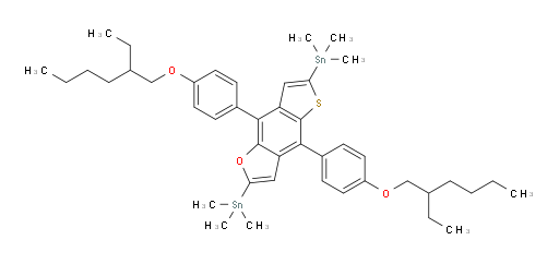 (4,8-bis(4-((2-ethylhexyl)oxy)phenyl)thieno[2,3-f]benzofuran-2,6-diyl)bis(trimethylstannane)